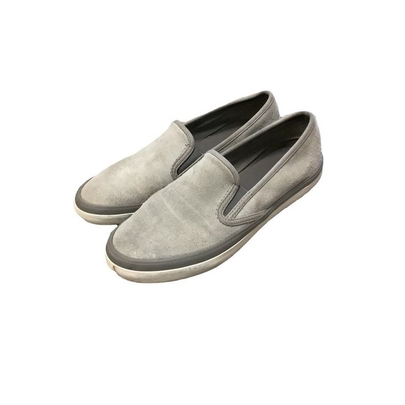 SPERRY Women's Soft Gray Suede Comfort Slip On Shoes-Size 8.5 - Picture 12 of 16